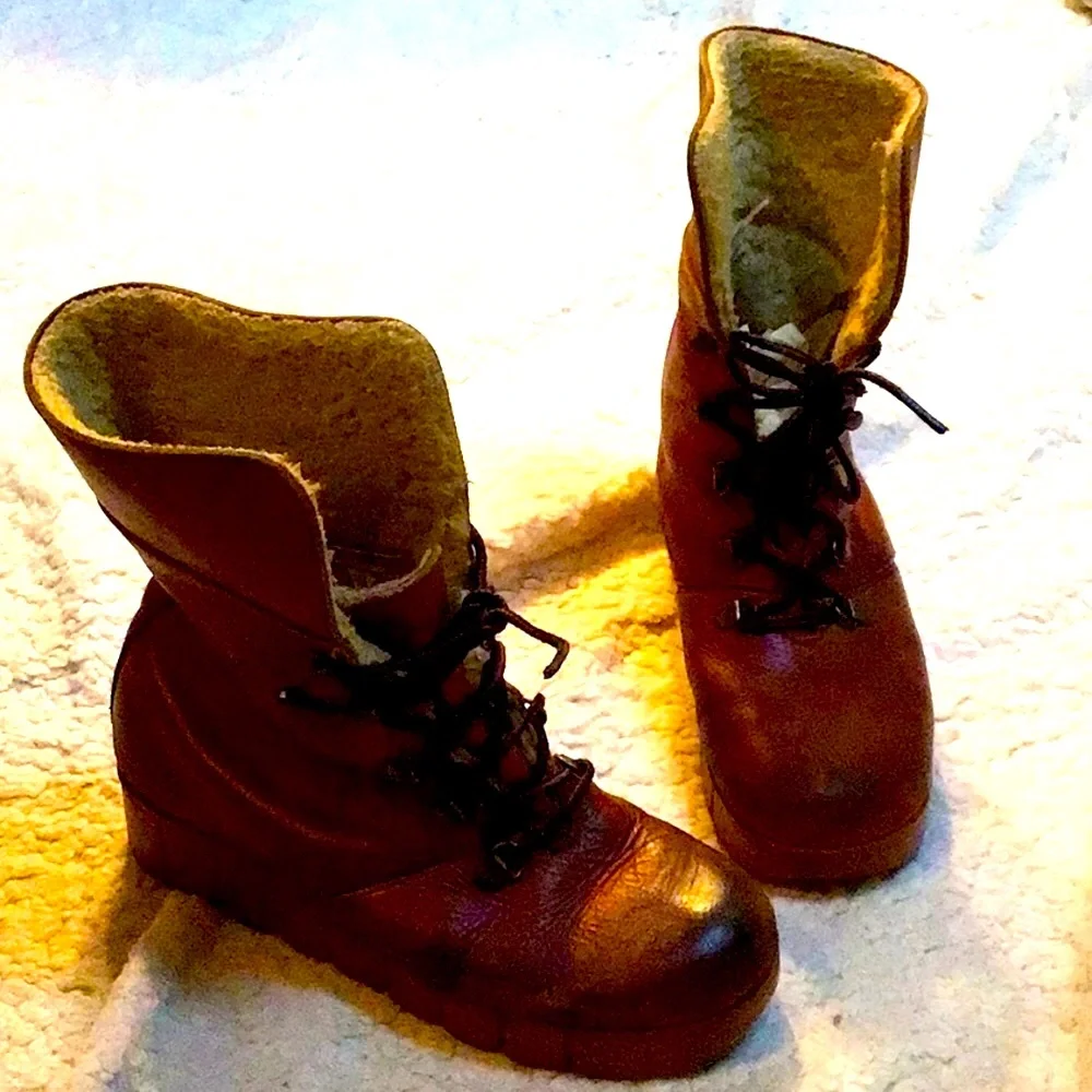👜Vintage👢Cobbies Leather boots